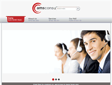 Tablet Screenshot of amsconsult.com